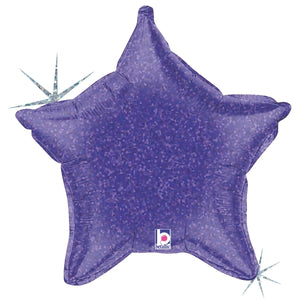 Purple Holographic Star