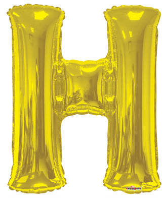 Letter H Gold
