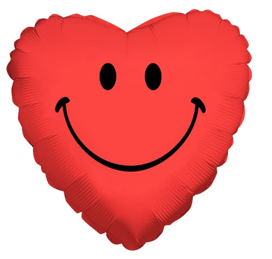 Smiley Heart - Red