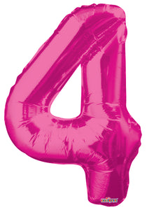 Number 4 Pink
