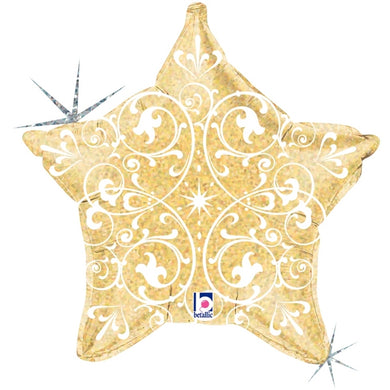 Filigree Gold Star