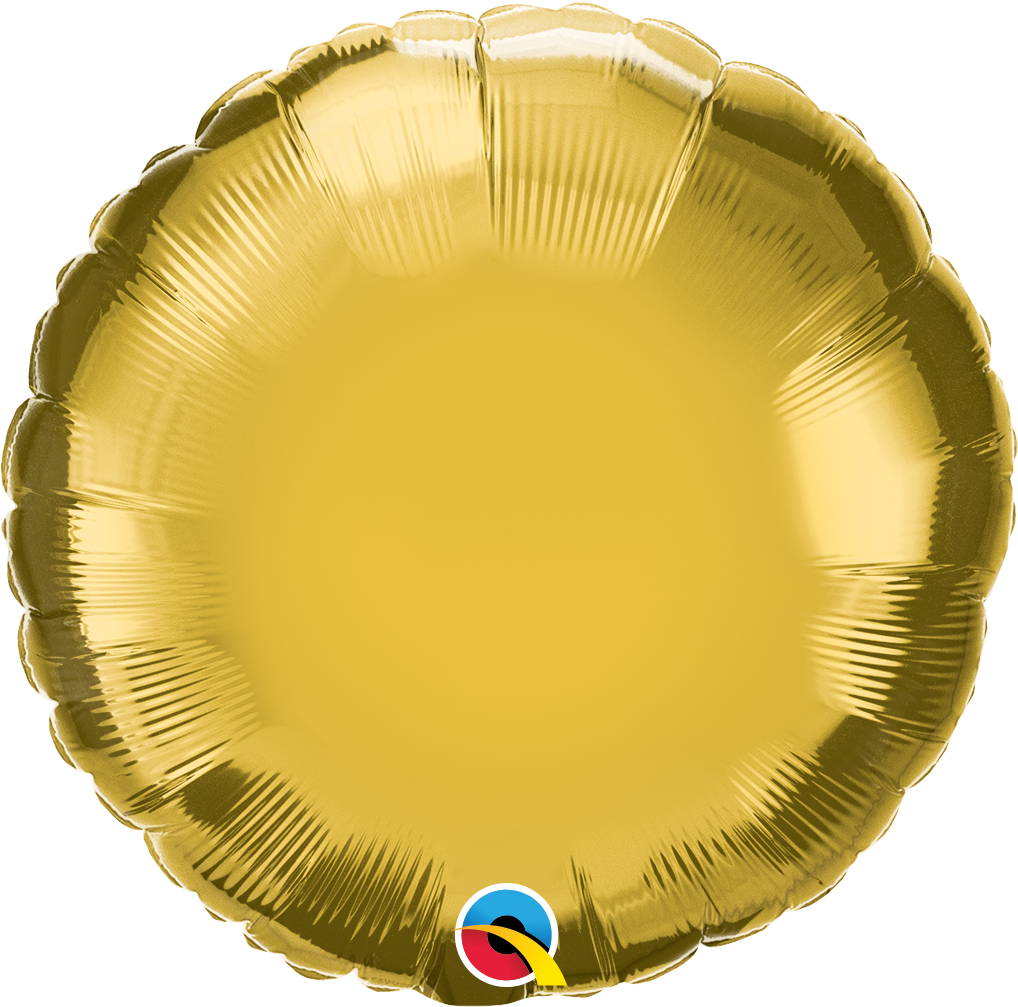 Metallic Gold Round