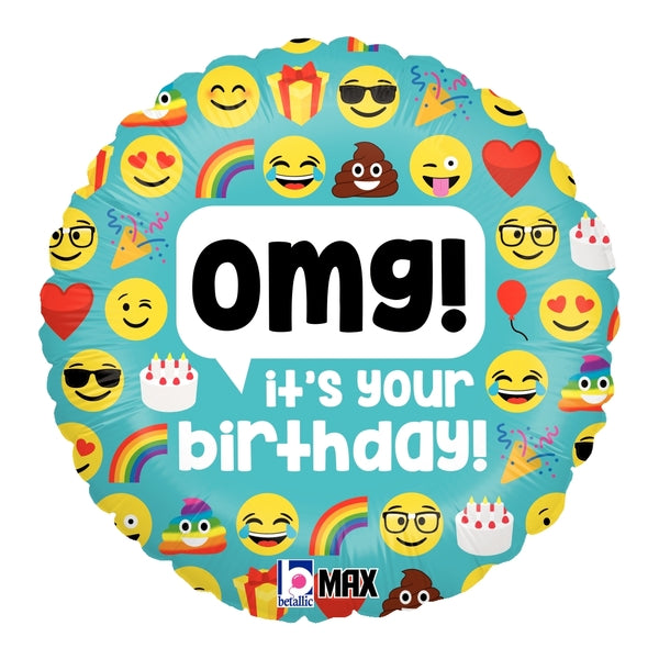 Emoji OMG Birthday