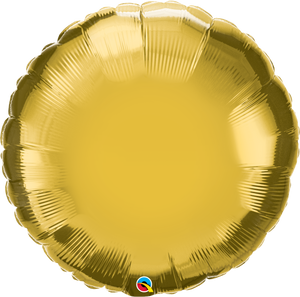 Metallilc Gold Round