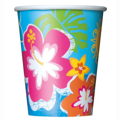 Hula Beach Party Paper Cups