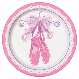 Pink Ballerina Round - Dessert Plates