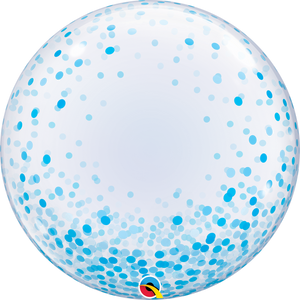 Blue Confetti Dots