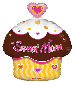 Sweet Mom Cupcake Shape