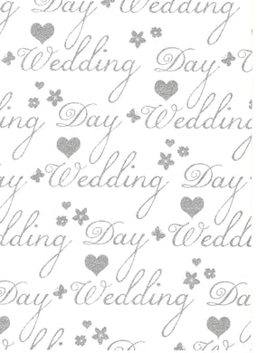 With Love Wedding Day Silver