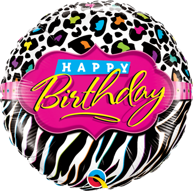 Birthday Leopard Zebra