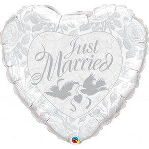 Just Married Blanc Perle &amp; Argent
