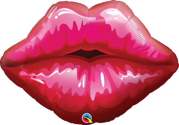Big Red Kissy Lips